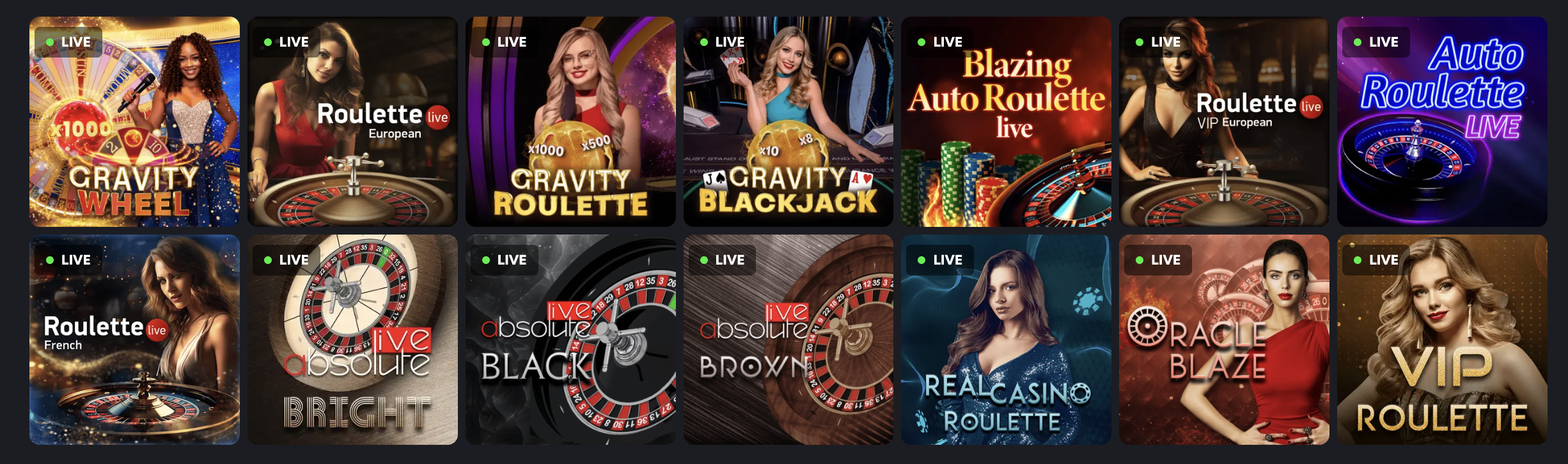 1red live dealer casino